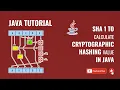 SHA 1 To Calculate Cryptographic Hashing Value in Java Java Tutorial