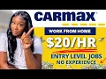 CARMAX Work From Home ENTRY LEVEL Remote Jobs 2023