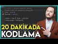 20 Dakikada Kodlama Ogrenmek Yazilim Size Gore mi Python Temel Mantigi