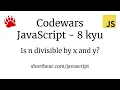 Codewars - Javascript