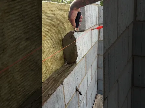 How to get full joints 👌🧱 #bricklaying #blockwork #construction