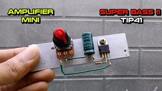 Download Mini Amplifier tip41 || Simple \u0026 Super Bass MP3