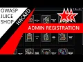 Admin Registration Improper Input Validation