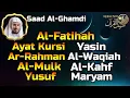 Beautiful Quran Recitation, Al Fatihah, Ayat Al Kursi, Yasin, Ar Rahman, Al Waqiah, Al Mulk, Al Kahf