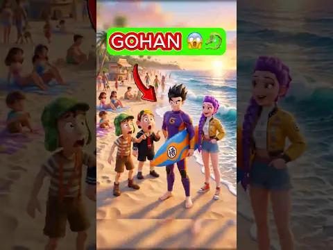 CHAVITO QUIERE APRENDER A SURFEAR🏄‍♂️ COMO GOHAN🐉😱😭