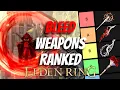 Ranking All 44 Bleed Weapons In Elden Ring Best Bleed Weapon Tier List Patch 1 10