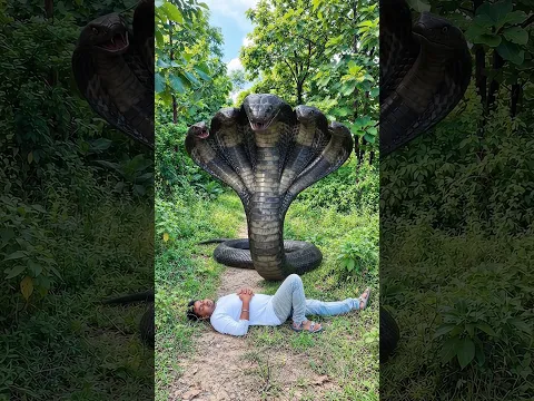 खतरनाक नाग आया लड़के का शिकार करने 😱 #shorts #youtubeshorts