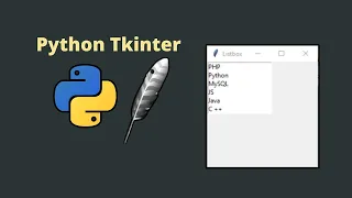 How to create a ListBox in Python Tkinter Python Tkinter Ep 10