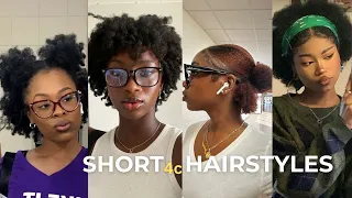 2024 hairstyles to do on short natural 4c hair