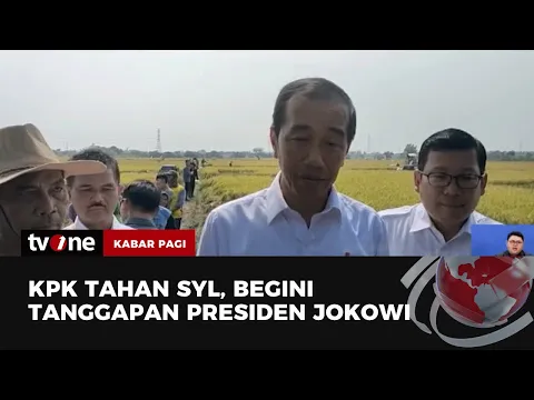 Jokowi Soal KPK Tangkap SYL: Hormati Proses Hukum