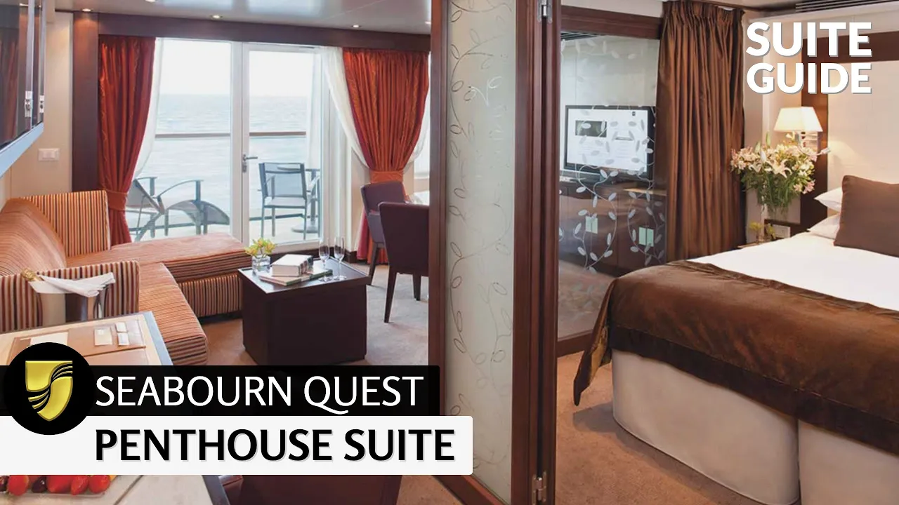 Seabourn Quest | Penthouse Suite Full Walkthrough Tour | 4K