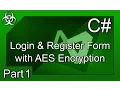 Safest Login Form in C with AES Encryption Decryption Tutorial Part 1