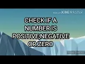 Python Program to Check whether A Number is Positive Negative or Zero G - PROGRAMMING