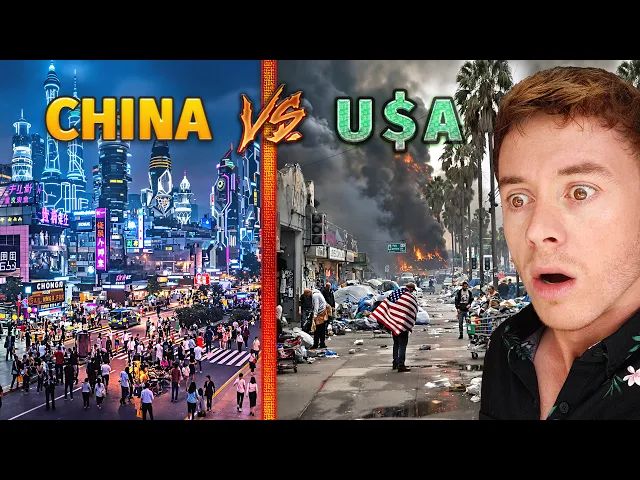 Chongqing China Night Safety & Infrastructure: A Mountain City's Future How Safe is China at Night? (USA is FAR Behind)