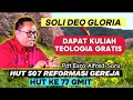 Lagu KHOTBAH HUT REFORMASI GEREJA KE 507_ SOLI DEO GLORIA _PDT.ESRA ALFRED SORU #reformasigereja2024