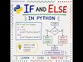 If Else in Python Conditional Statements Explained Python Tutorial for Beginners CDP Project