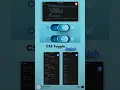 CSS Toggle Switch Skeuomorphic CSS