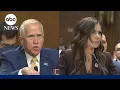 WATCH Full exchange between Sen Thom Tillis and DHS Secretary Kristi Noem