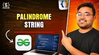 Palindrome String Checker Java plus DSA Placement FAANG
