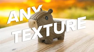 Apply any texture to your printable Models Blender