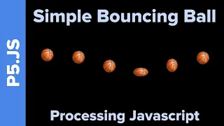 Simple Bouncing Ball Tutorial Processing Javascript