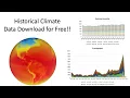 How to download Historical Climate Data Temperature Precipitation RH etc data from 1981 to 1920