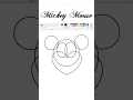 Mickey Mouse Drawing in MS paint