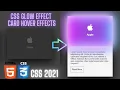 Awesome CSS Cards Glow Hover Animation Effect Html Css Tutorial CSS Series 2021 Episode 1