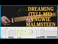 Lagu Yngwie Malmsteen- DREAMING (TELL ME) || SLOW TEMPO GUITAR LESSON (With Tabs)