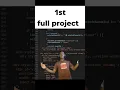 Learning JavaScript Be Like First Day vs First Project
