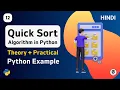 What is Quick Sort Algorithm in Hindi Python Placement Program Python Data Structure