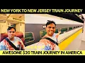 How are TRAINS IN AMERICA NYC to New Jersey Train Journey New Jersey Transit