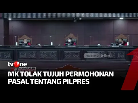 Uji Materi Ambang Batas Capres Ditolak MK