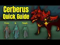 Cerberus Quick Guide OSRS Full Kill 2026