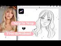 How To Draw a GIRLS Face FREE Template Download