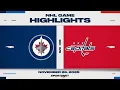 NHL Highlights | Jets vs. Capitals - November 26, 2025