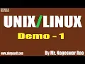 tutorial Demo - 1 by Mr Nageswar Rao On 20-04-2020 2PM