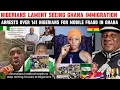 Nigerians lament Massively seeing Ghana police arrest over 141 Nigerian for Mobile fraud in Ghana 🇬🇭