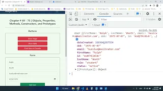 26 - JavaScript Class 11 Objects Properties Methods Constructors Prototypes Muhammad Umair