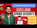 Spring Security LOGIN with custom Database table MySQL UserDetailsService