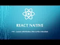 React Native Tutorial - Layout with Flexbox Flex Flex Direction Tek Hub
