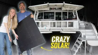Our MASSIVE Solar Installation Begins! (Pt. 1) Aluminum Catamaran Build 92