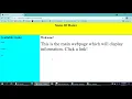 How to make HTML Frames and put Links in them