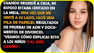 El esposo descubrió la infidelidad de su esposa, solicitó el divorcio con una prueba de ADN y ...