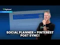 Social Planner - Pinterest Post Sync