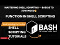 Shell Scripting Tutorial for Beginners - Day 7 Functions in Bash with Real-Time Examples