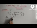 Measures of Central Tendency Mean