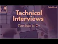 Two Sum - C Technical Interview