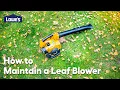 How to Maintain a Leaf Blower Guide