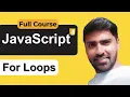 Learn For Loop In 5 minutes JavaScript Tutorial for Beginners In Hindi